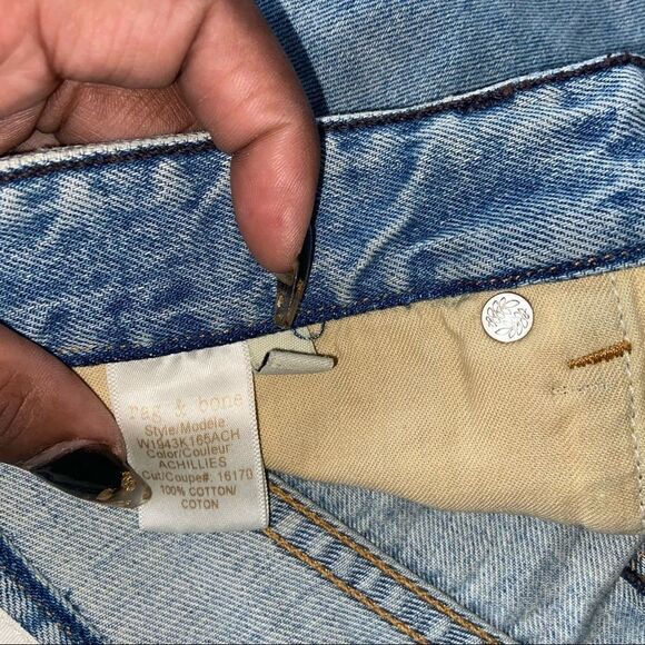 Rag & Bone Distressed Denim Shorts High Rise size 28 - Picture 4 of 8